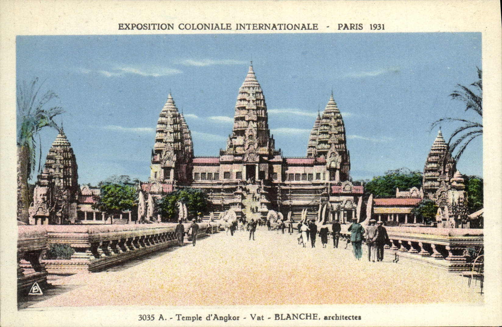 CPA Exposition Coloniale Internationale Paris 1931 Temple d'Angkor VAt