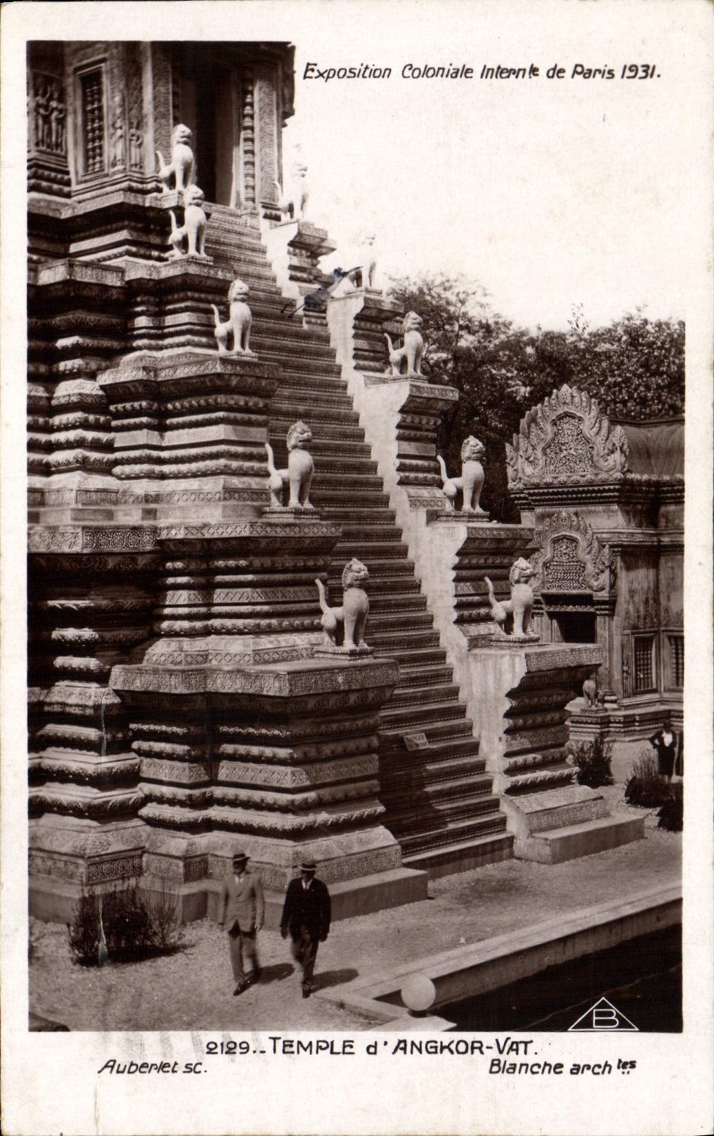 CPA Exposition Coloniale Internationale Paris 1931 Temple d'Angkor Vat