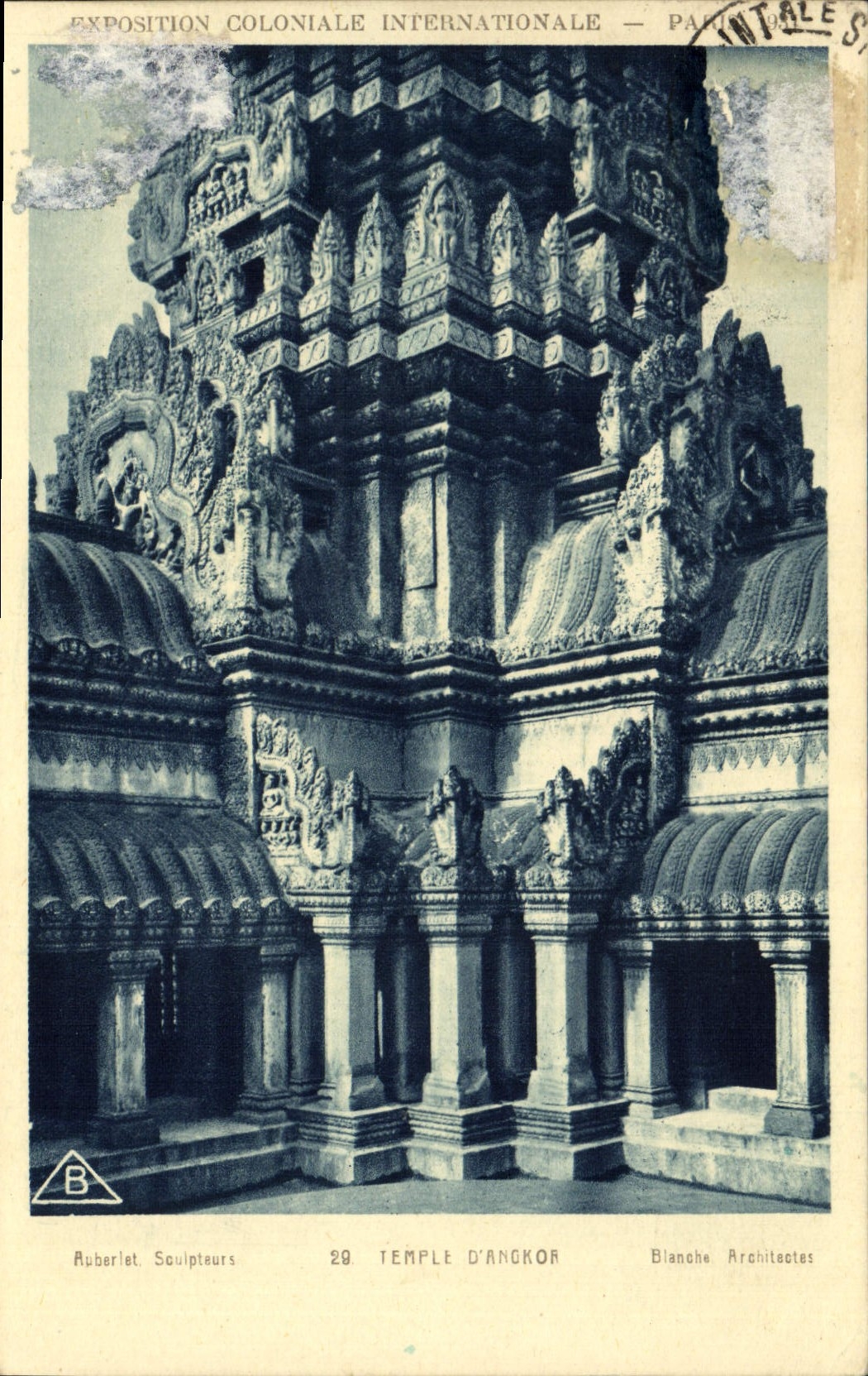 CPA Exposition Coloniale Internationale Paris 1931 Temple d'Angkor