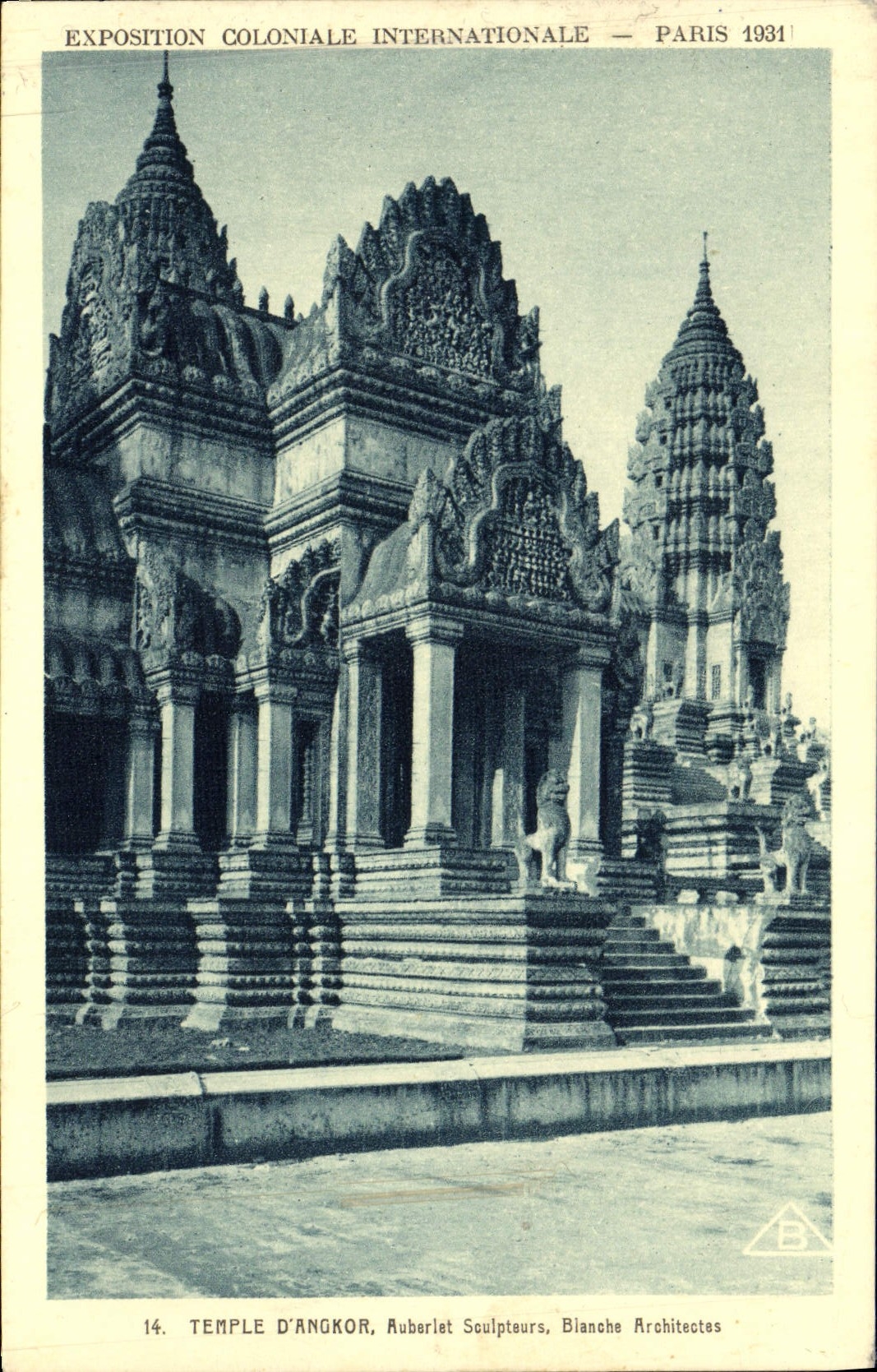 CPA Exposition Coloniale Internationale Paris 1931 Temple d'Angkor