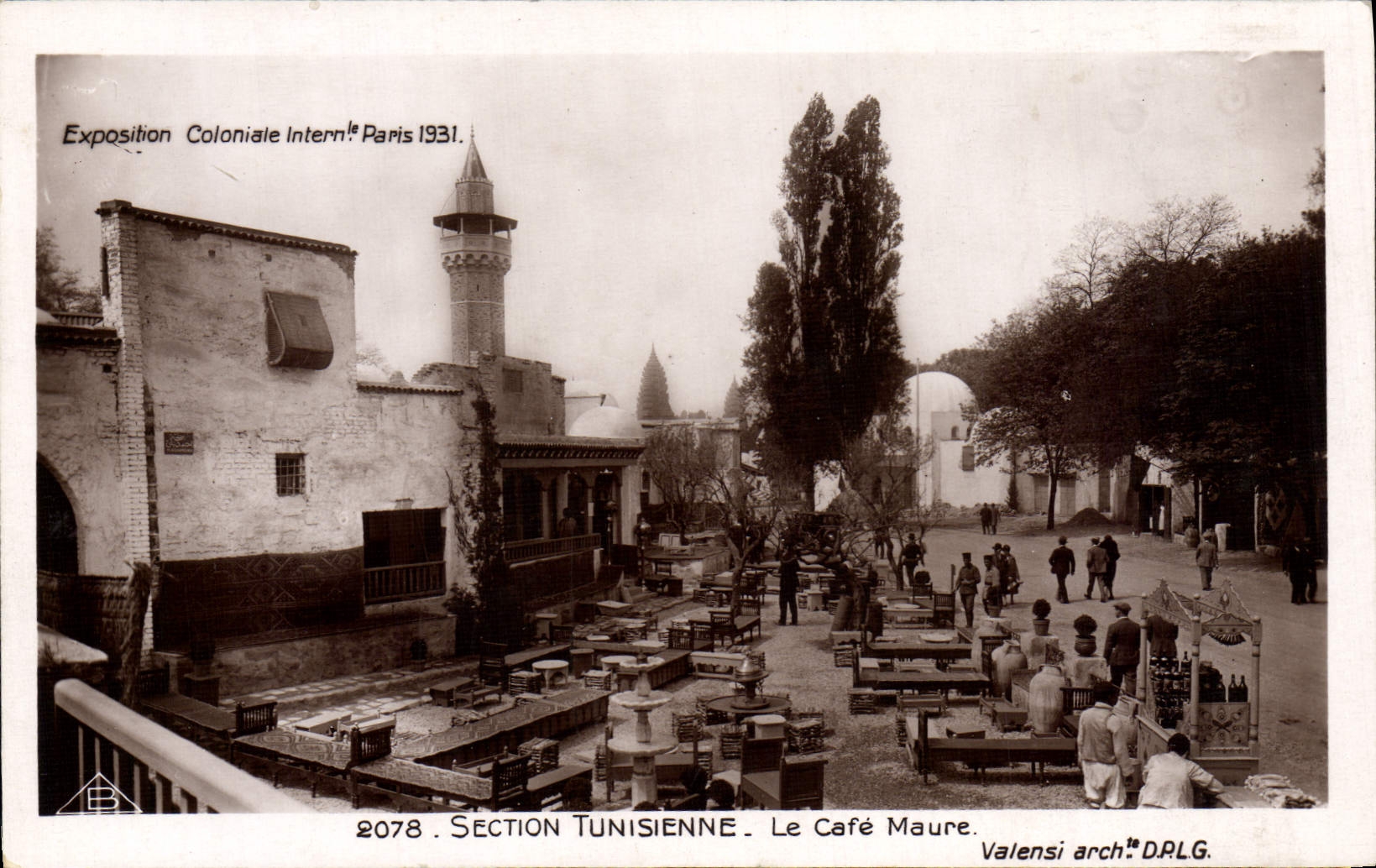 CPA Exposition Coloniale Internationale Paris 1931 Section tunisienne Le cafe maure 