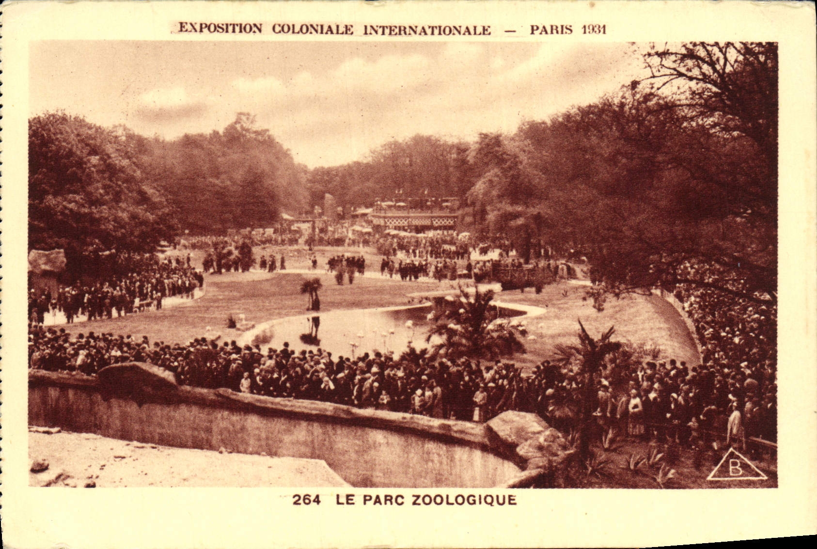 CPA Exposition Coloniale Internationale De Paris Le Parc Zoologique Zoo