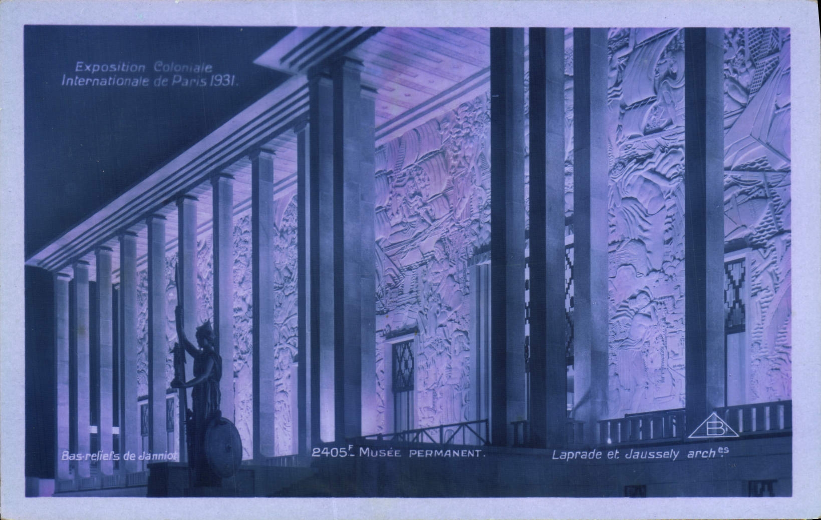 CPA Exposition Coloniale Internationale De Paris Musee permanent