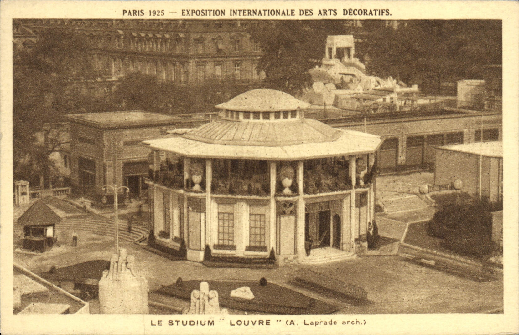 CPA Paris Exposition Internationale Des Arts Decoratifs Le Studium Louvre