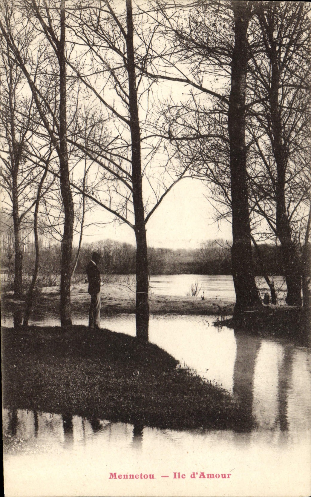 VINTAGE POSTCARD Mennetou Island of Love