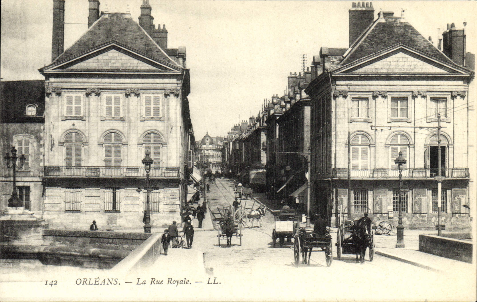 VINTAGE POSTCARD Orleans the Royal Street