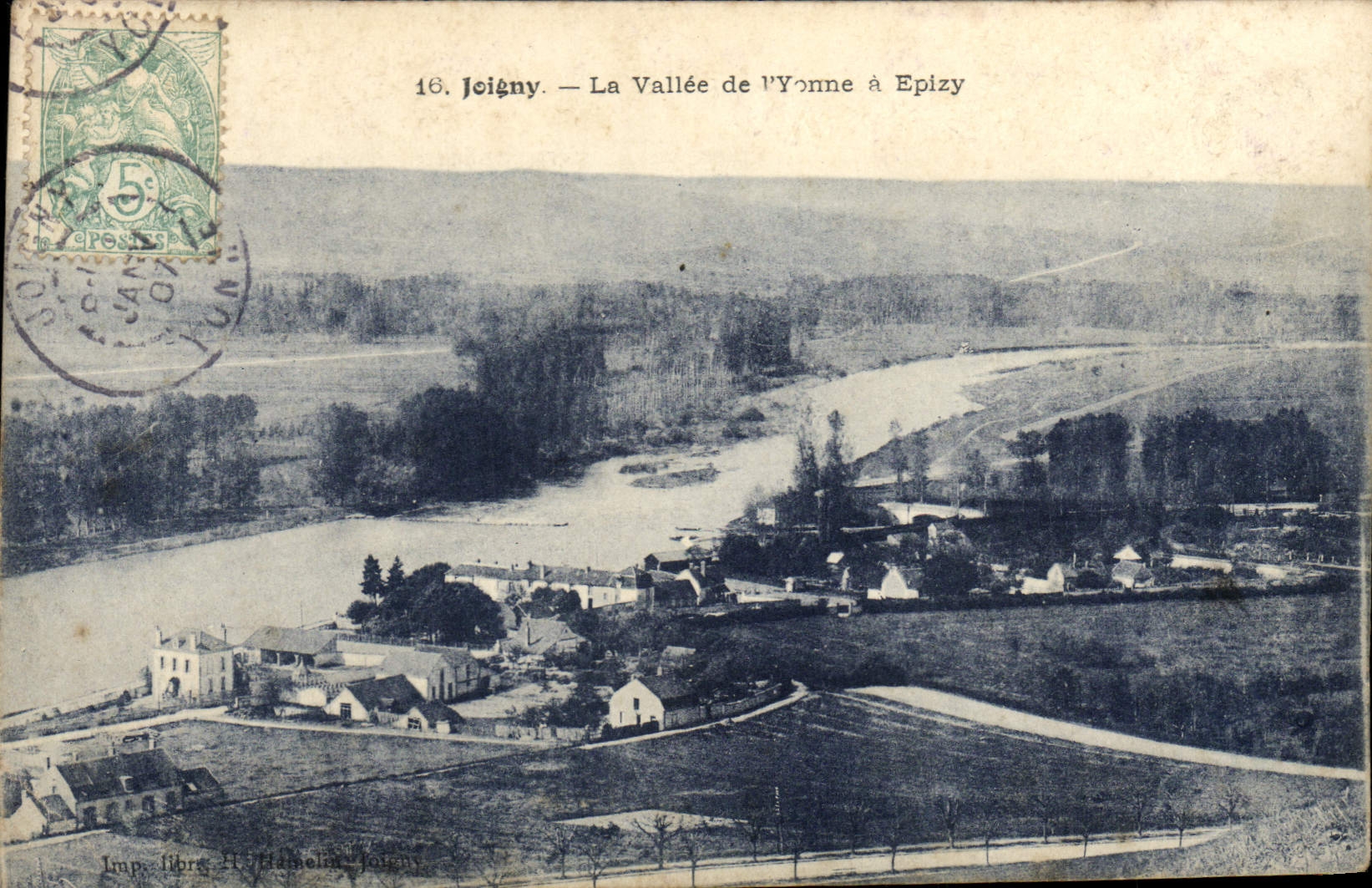 VINTAGE POSTCARD Joigny the Valley Of Yonne has Epizy