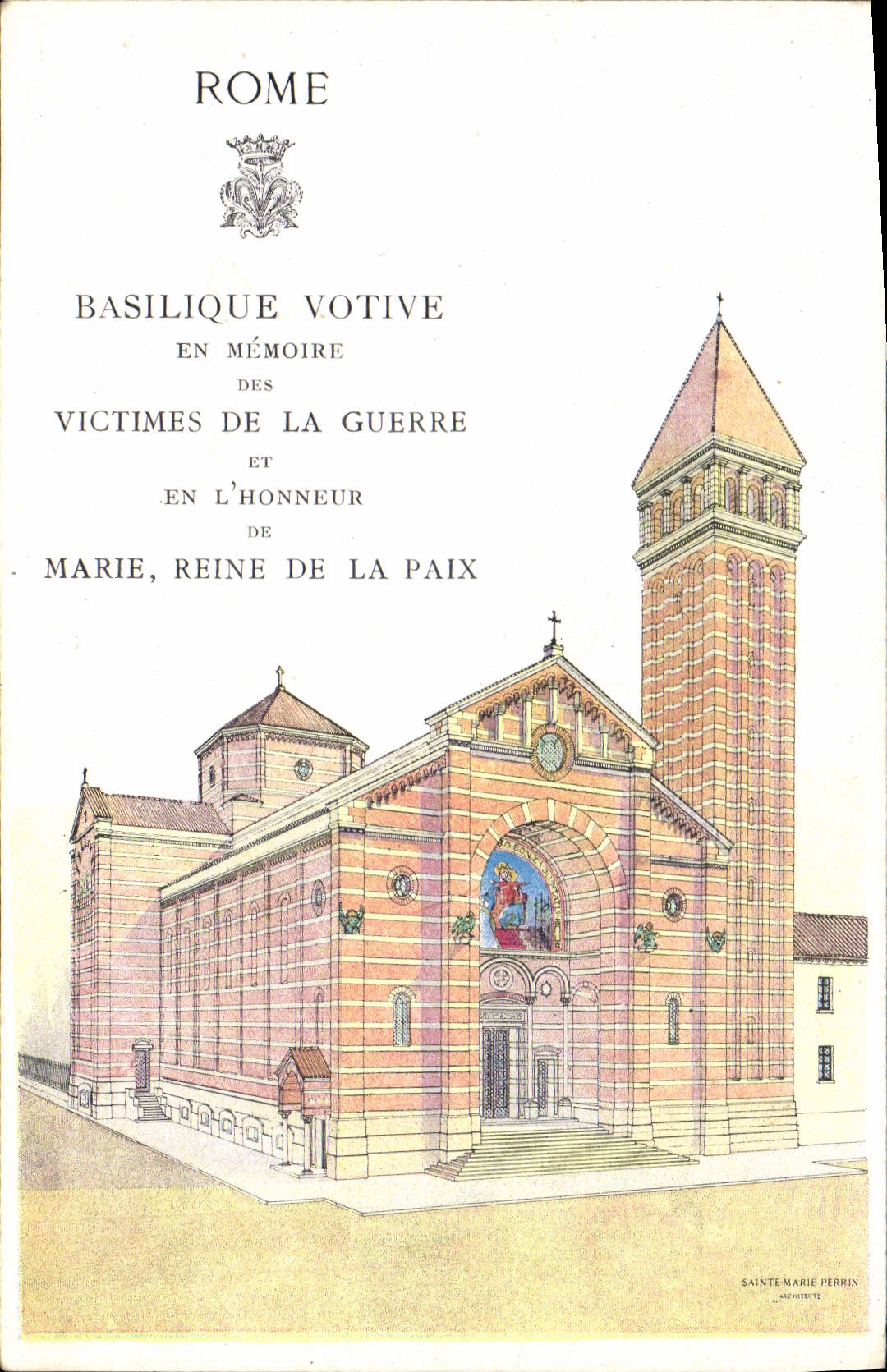 CPA Rome Basilique Votive En Memoire Victimes De La Guerre