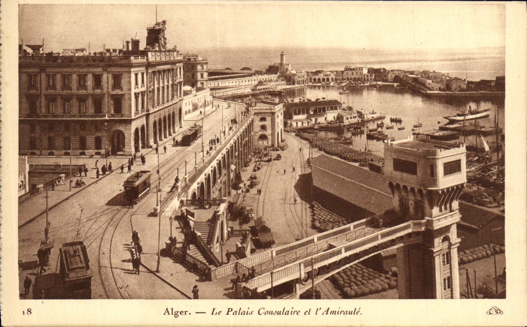 POSTAL Argel de la VENDIMIA el paladar y el Amiraule consulares