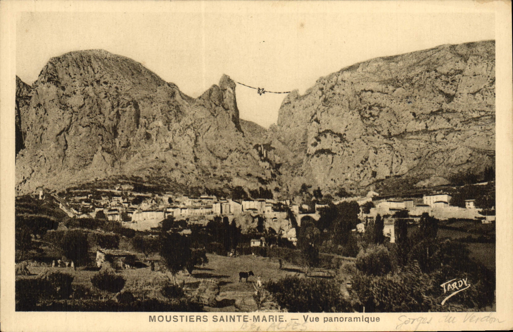 VINTAGE POSTCARD Holy Mousters Marie Panoramic View
