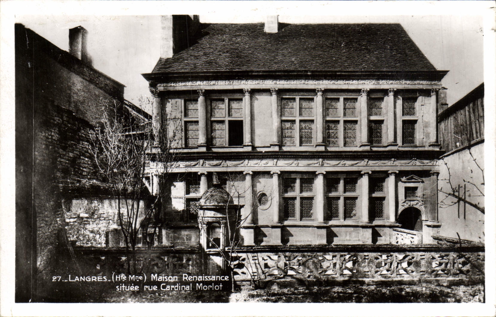 MODERN CARD Langres House Renaissance Situee Street Morlot Cardinal