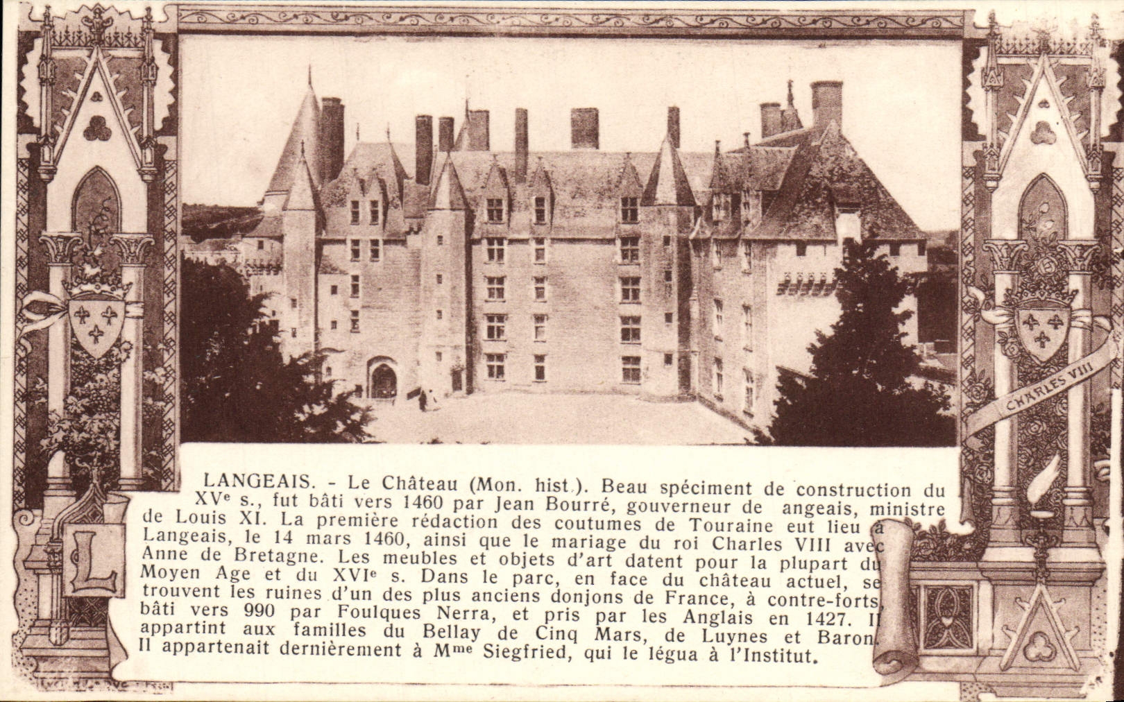 CPA Langeais Le Chateau 