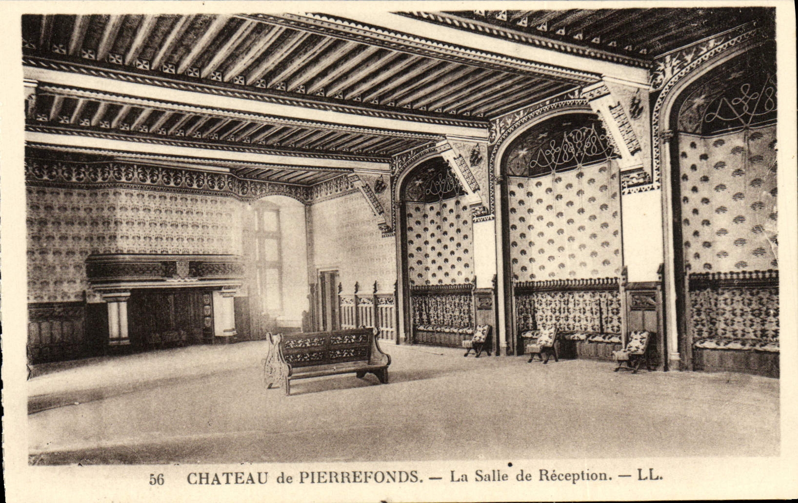 CPA Chateau De Pierrefonds La Salle De Reception