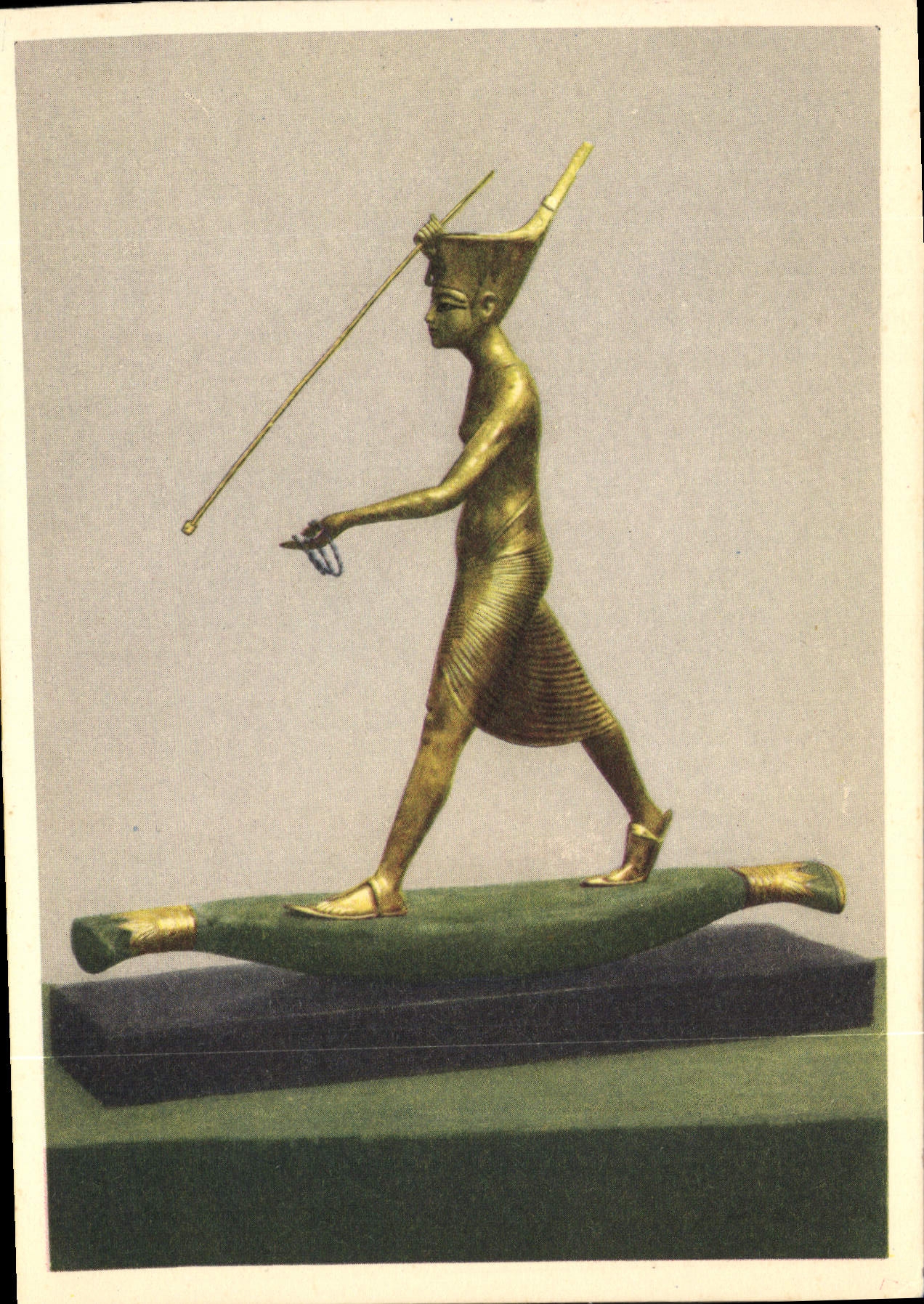 VINTAGE POSTCARD Ank Amen' S Treasures King Tut Ank Amen Egypt Concealed
