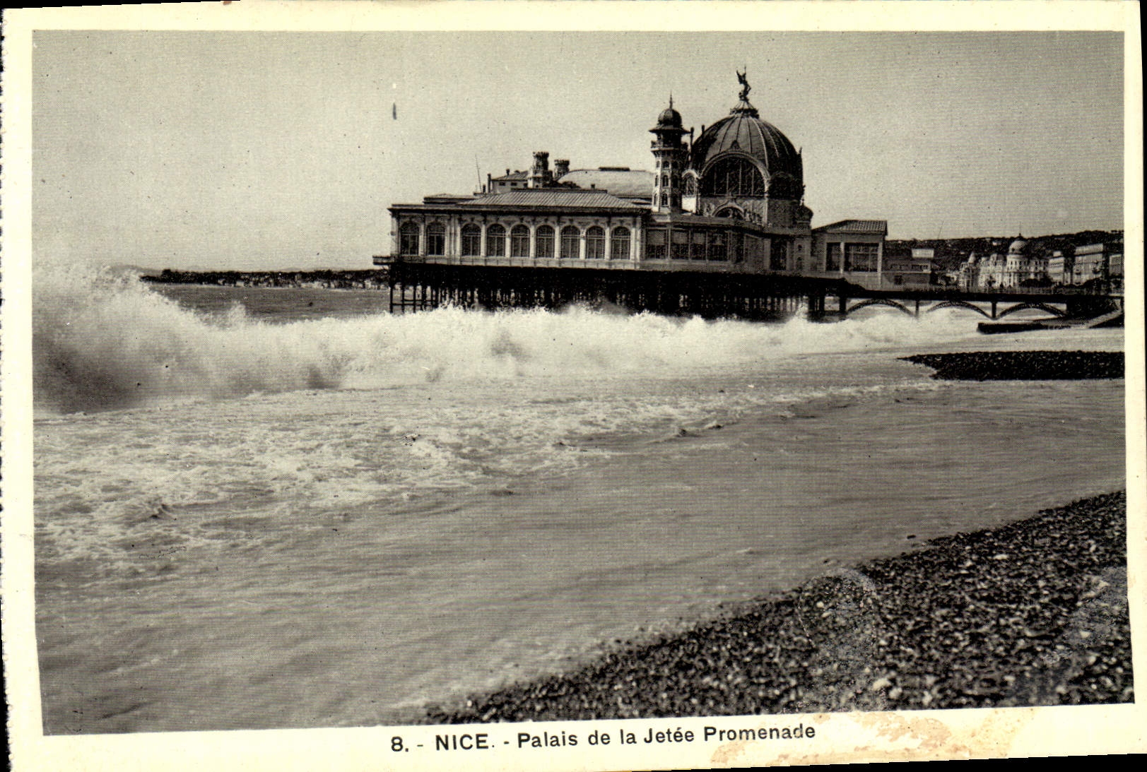 CPA Nice Palais de La Jetee Promenade