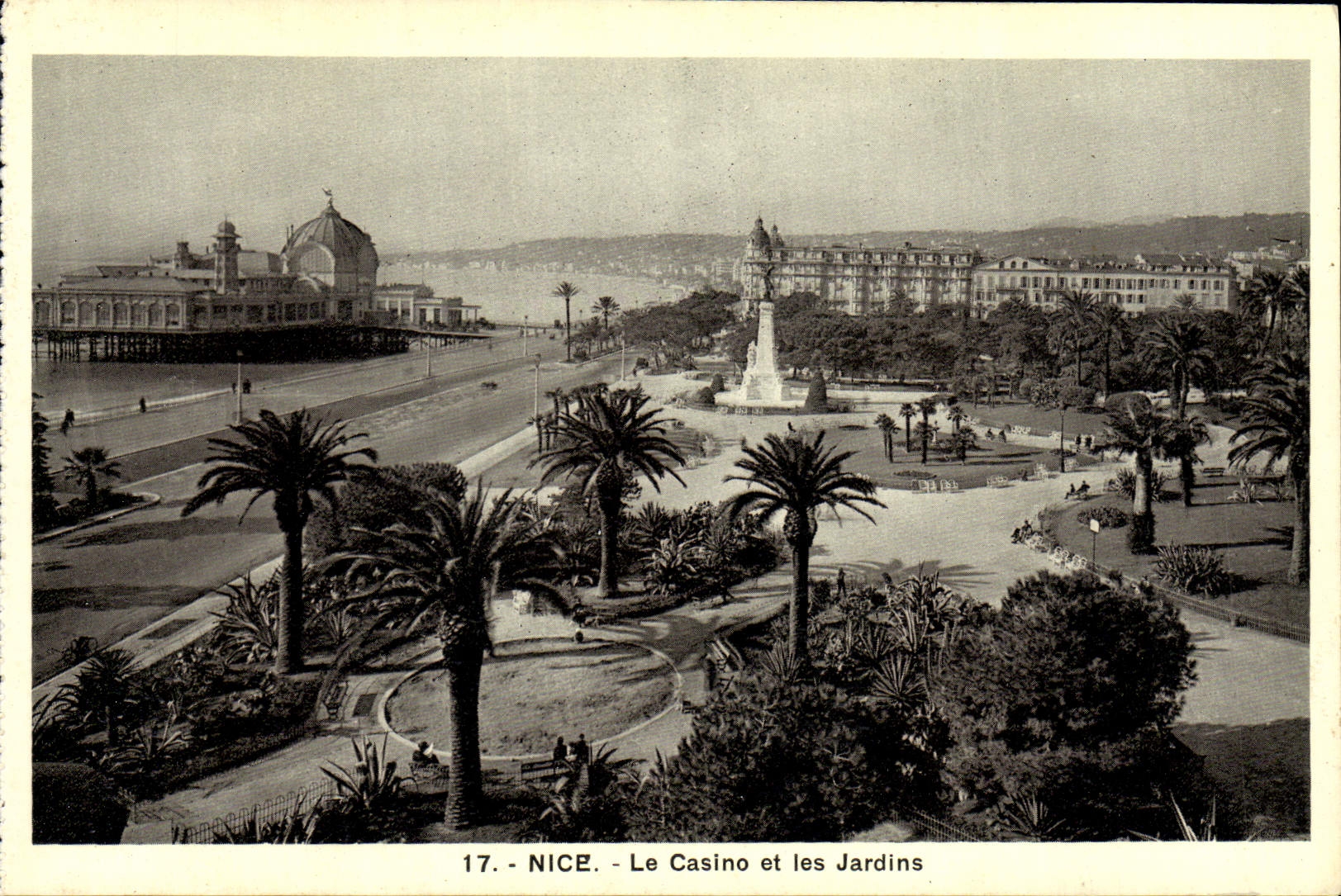CPA Nice Le Casino et les Jardins