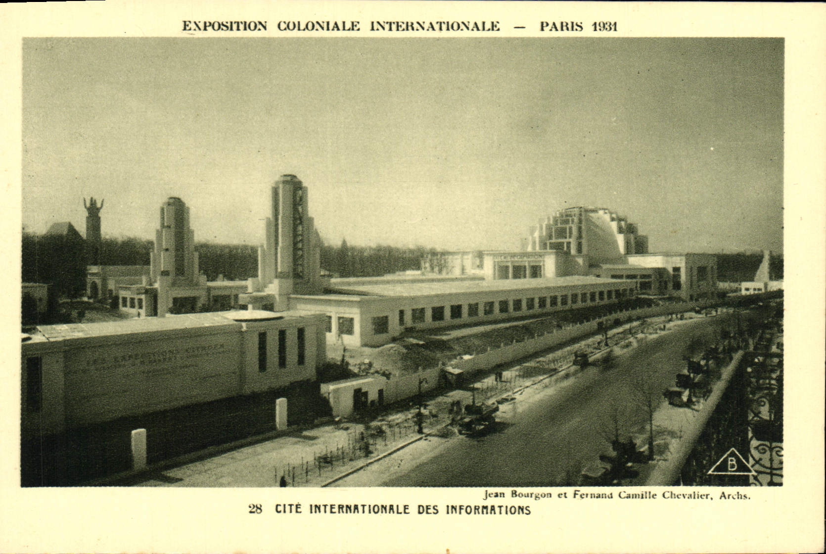 CPA Exposition Coloniale Internationale Paris 1931 Cite internationale des Informations