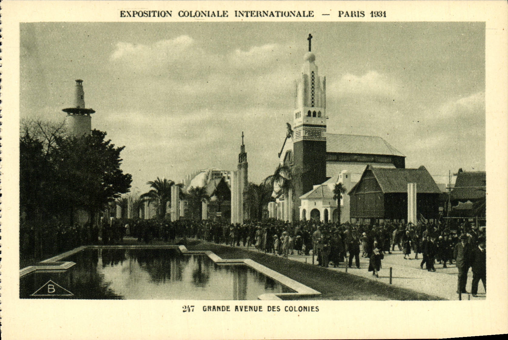 CPA Exposition Coloniale Internationale Paris 1931 Grande avenue des Colonies