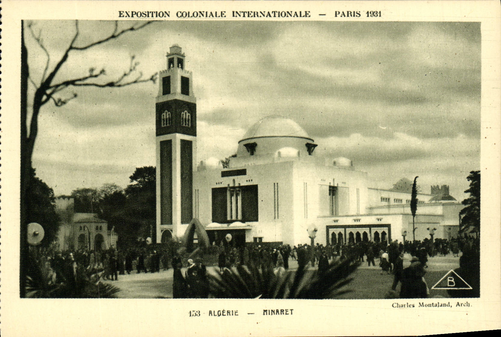 CPA Exposition Coloniale Internationale Paris 1931 Algerie Minaret
