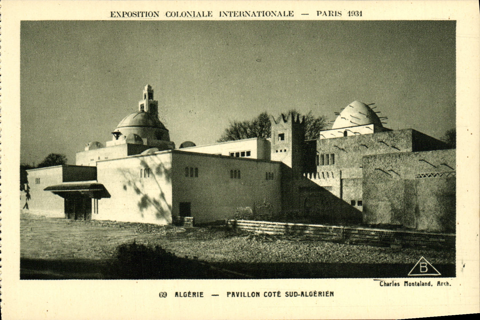 CPA Exposition Coloniale Internationale Paris 1931 Algerie Pavillon Cote Sud algerien