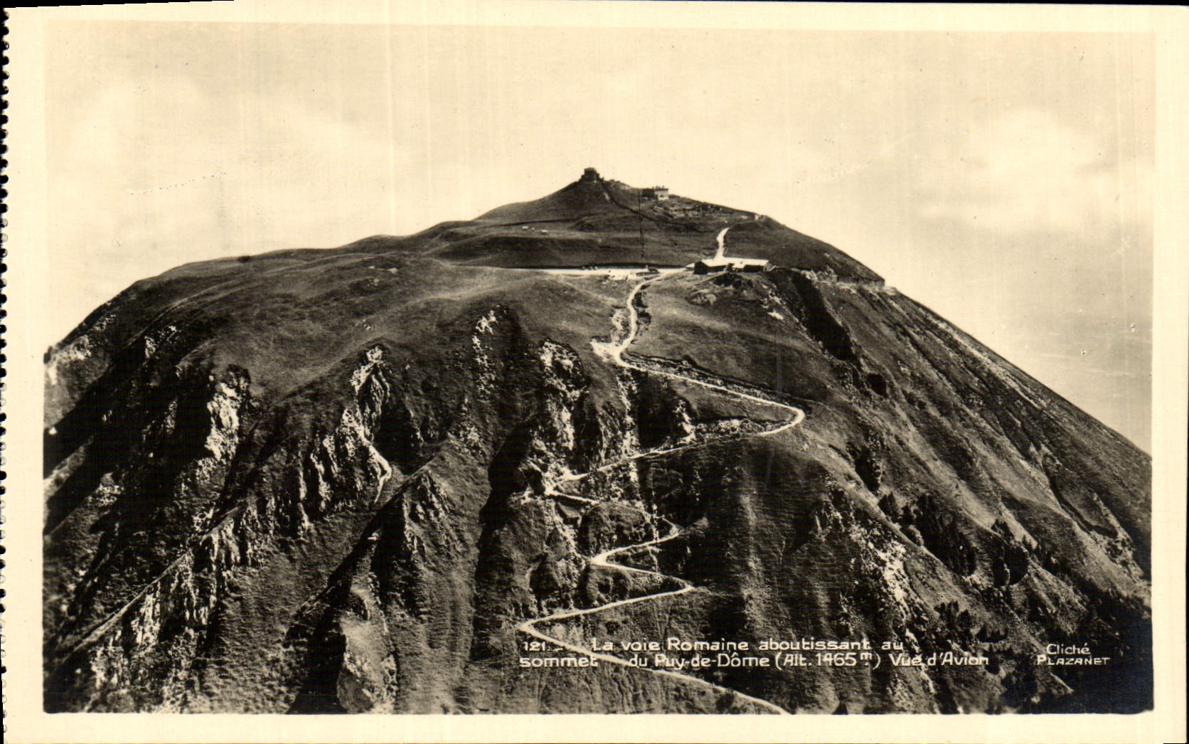 CPA Puy de Dome au sommet