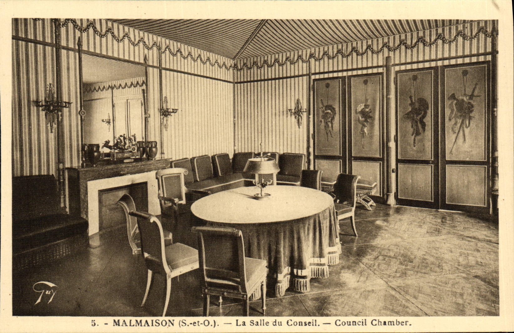 CPA Malmaison La Salle du Conseil