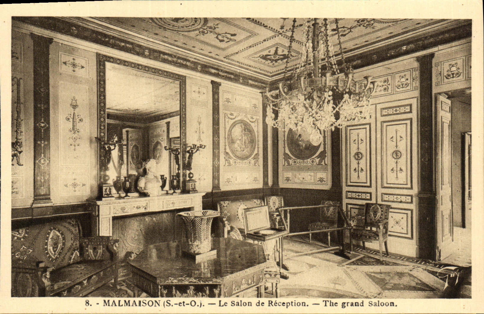 CPA Malmaison Le Salon de Reception