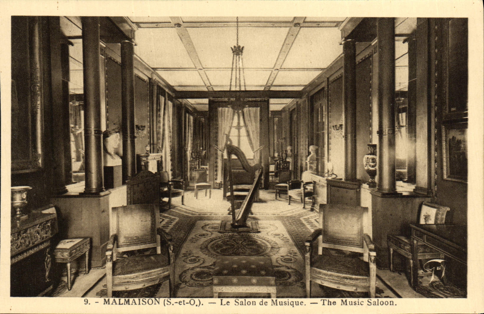 CPA Malmaison Le Salon de Musique