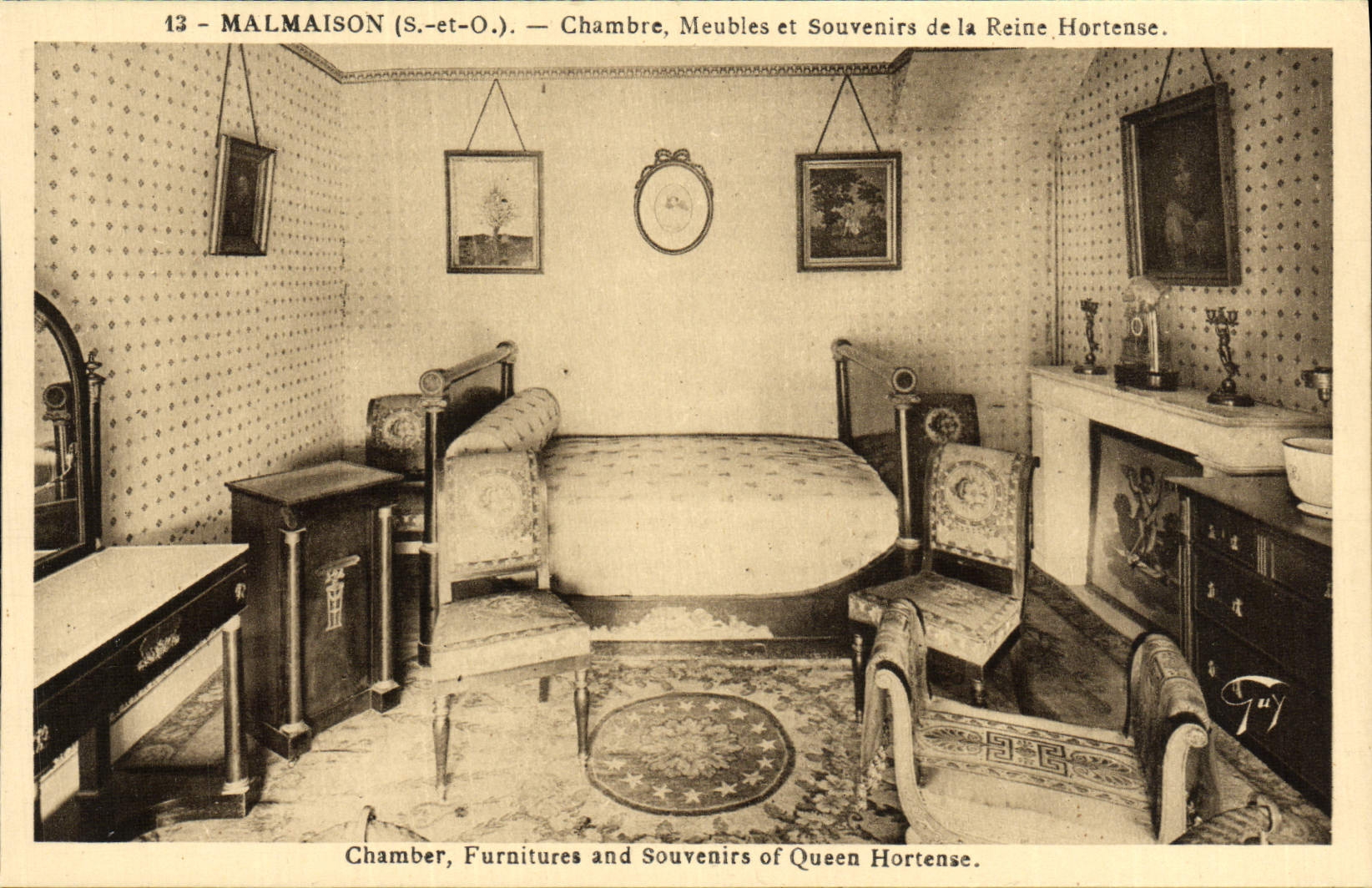 CPA Malmaison La Chambre de Bonaparte et les Souvenirs de la reine Hortense