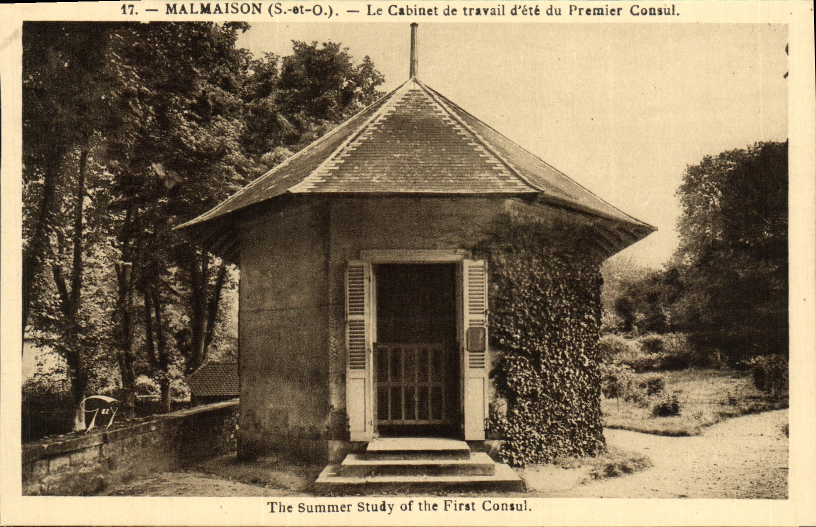 CPA Malmaison Le cabinet de travail du premier Consul Napoleon