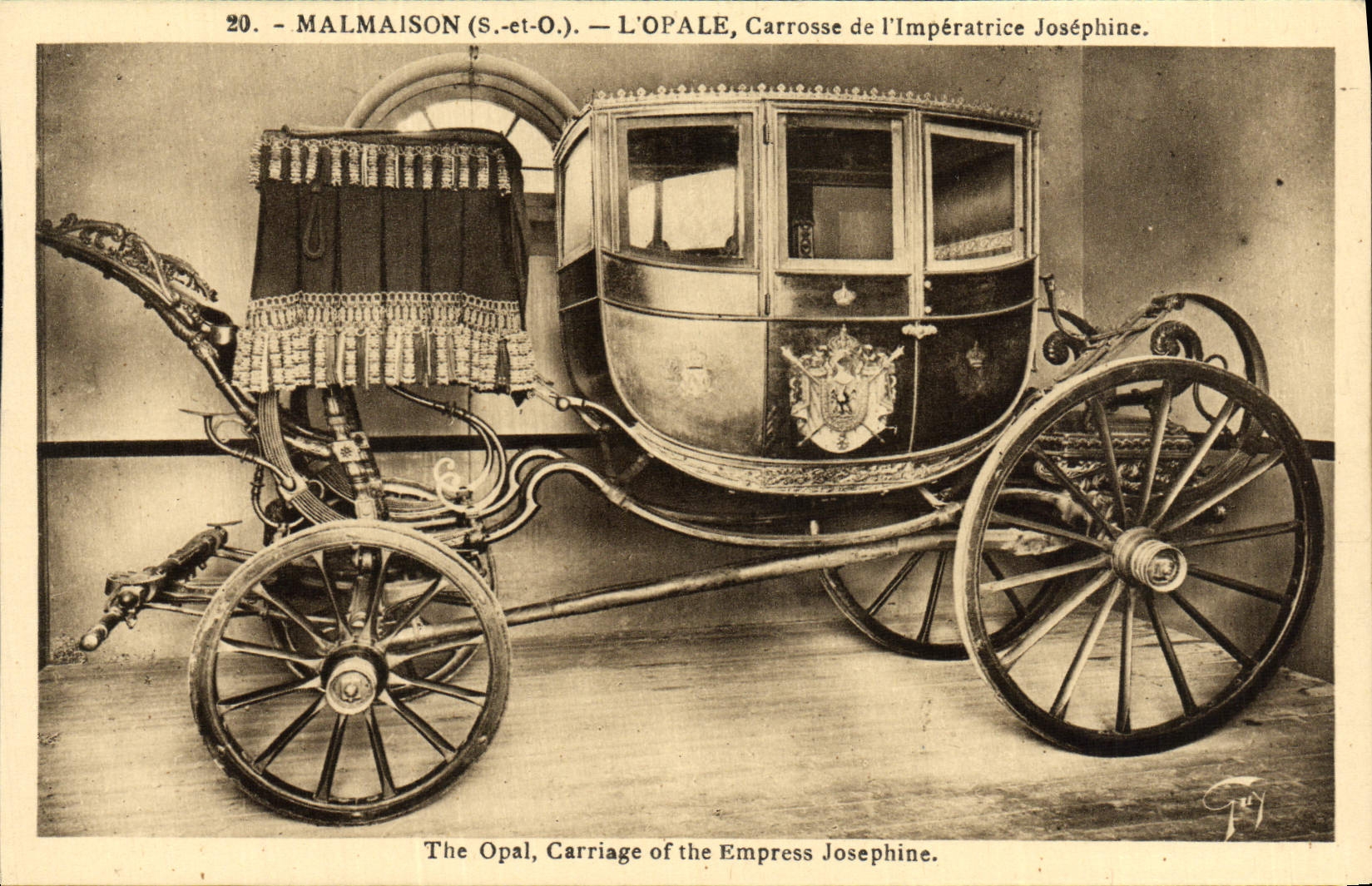 CPA Malmaison L'Opale Carrosse de l'imperatrice Josephine