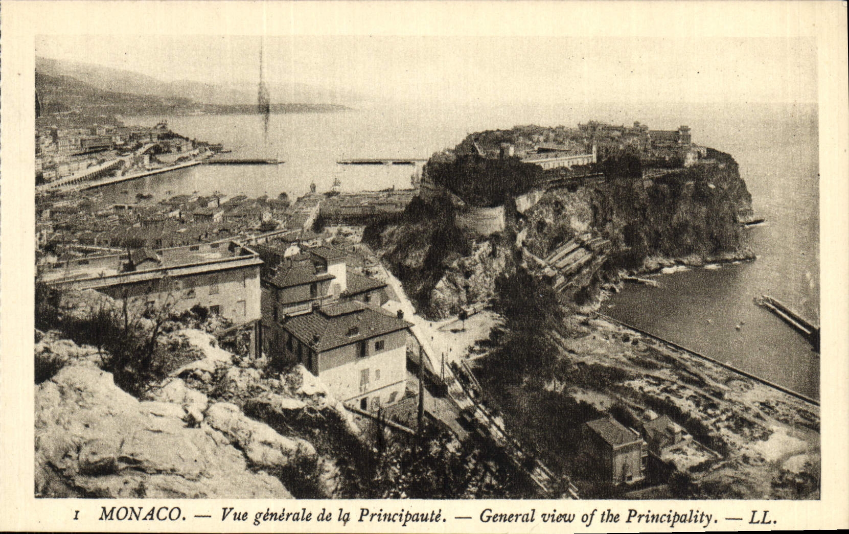 CPA Monaco Vue Generale de la Principaute