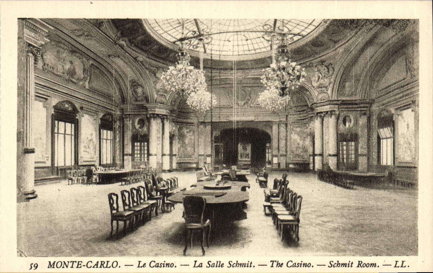 CPA Monte Carlo Le Casino La Salle Schmitt