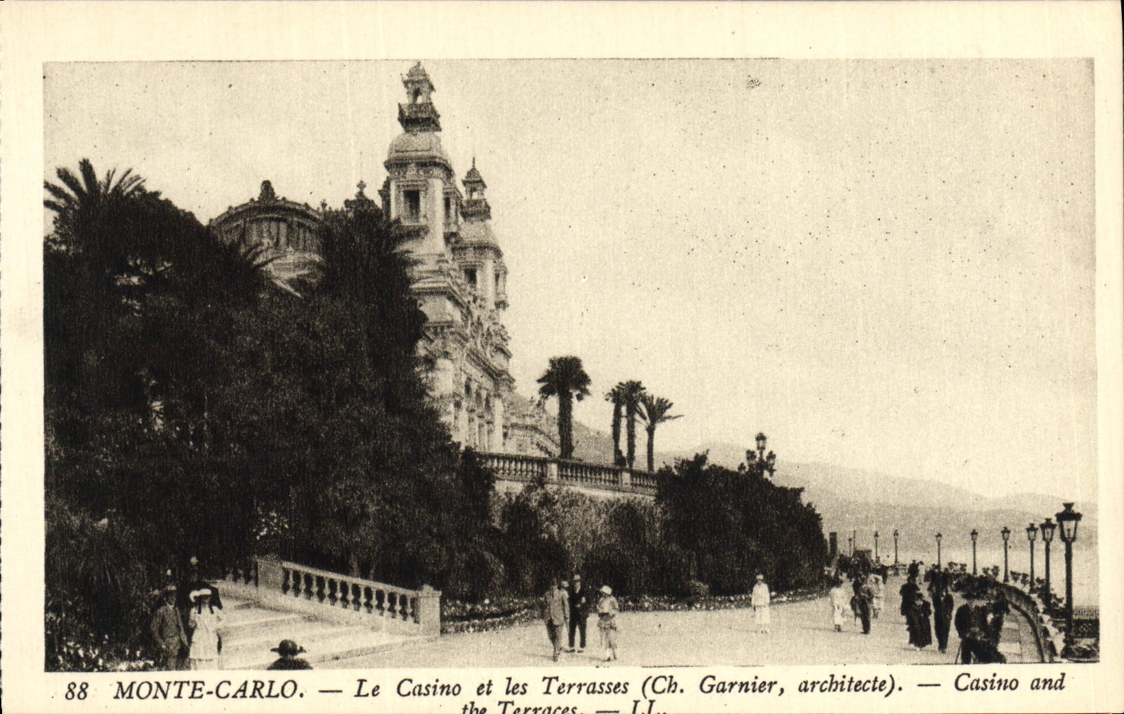 CPA Monte Carlo Le Casino et les terrasses