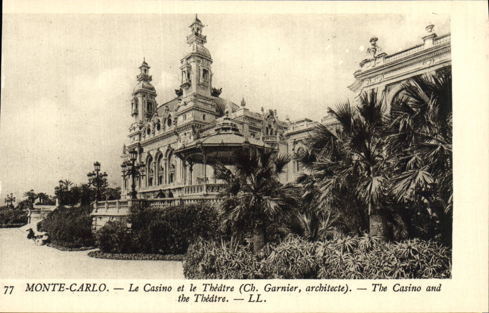 CPA Monte Carlo Le Casino et le Theatre