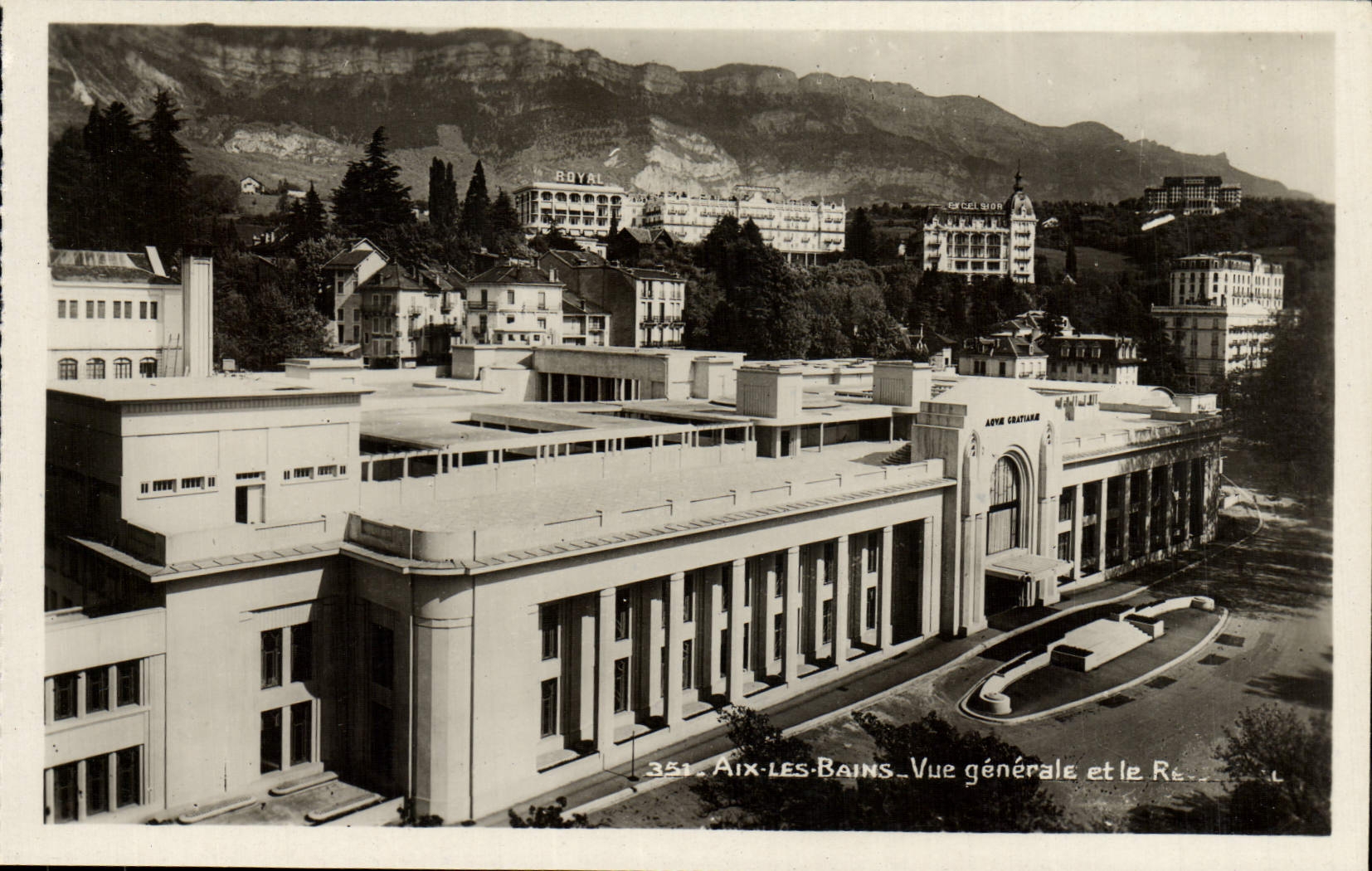 CPA Aix Les Bains Vue generale