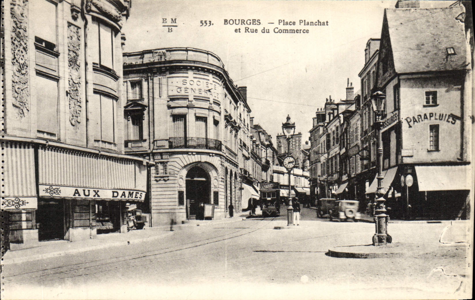 La POSTAL Bourges de la VENDIMIA coloca Planchat y la ruda la sociedad general comercial