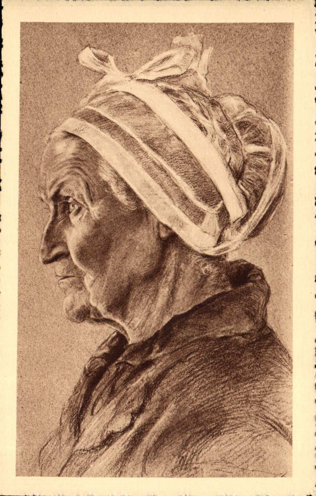 CPA Tetes De Bretagne Folklore