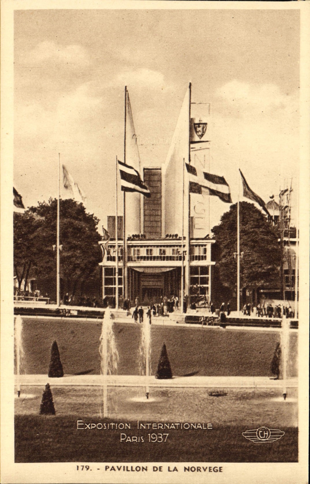 CPA Paris Exposition Internationale 1937 Pavillon De La Norvege