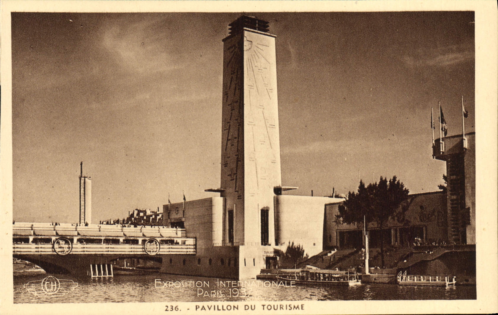 CPA Paris Exposition Internationale 1937 Pavillon Du Tourisme