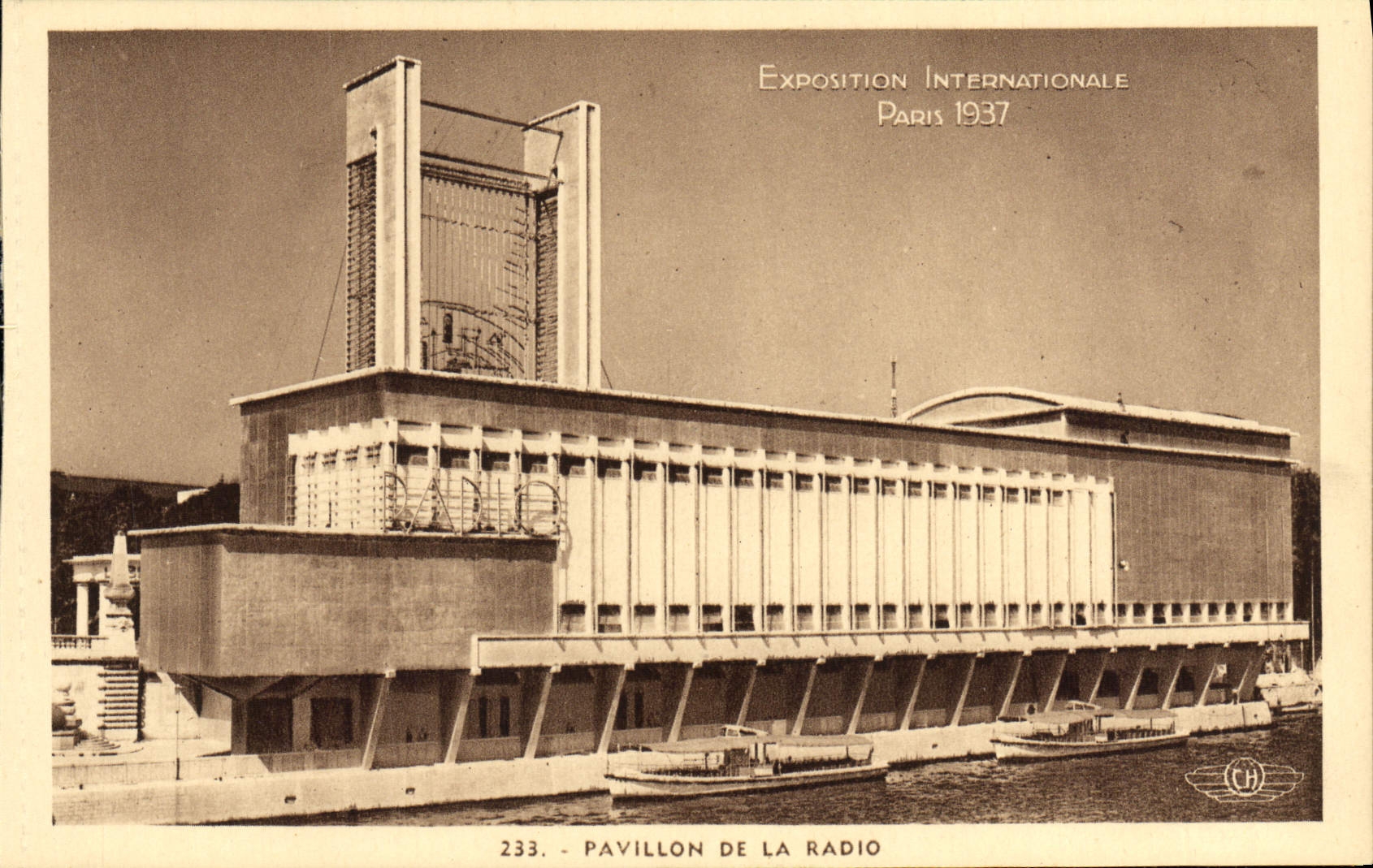 CPA Paris Exposition Internationale 1937 Pavillon De La Radio