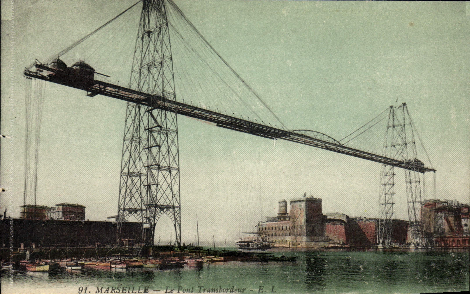 CPA Marseille Le pont transbordeur