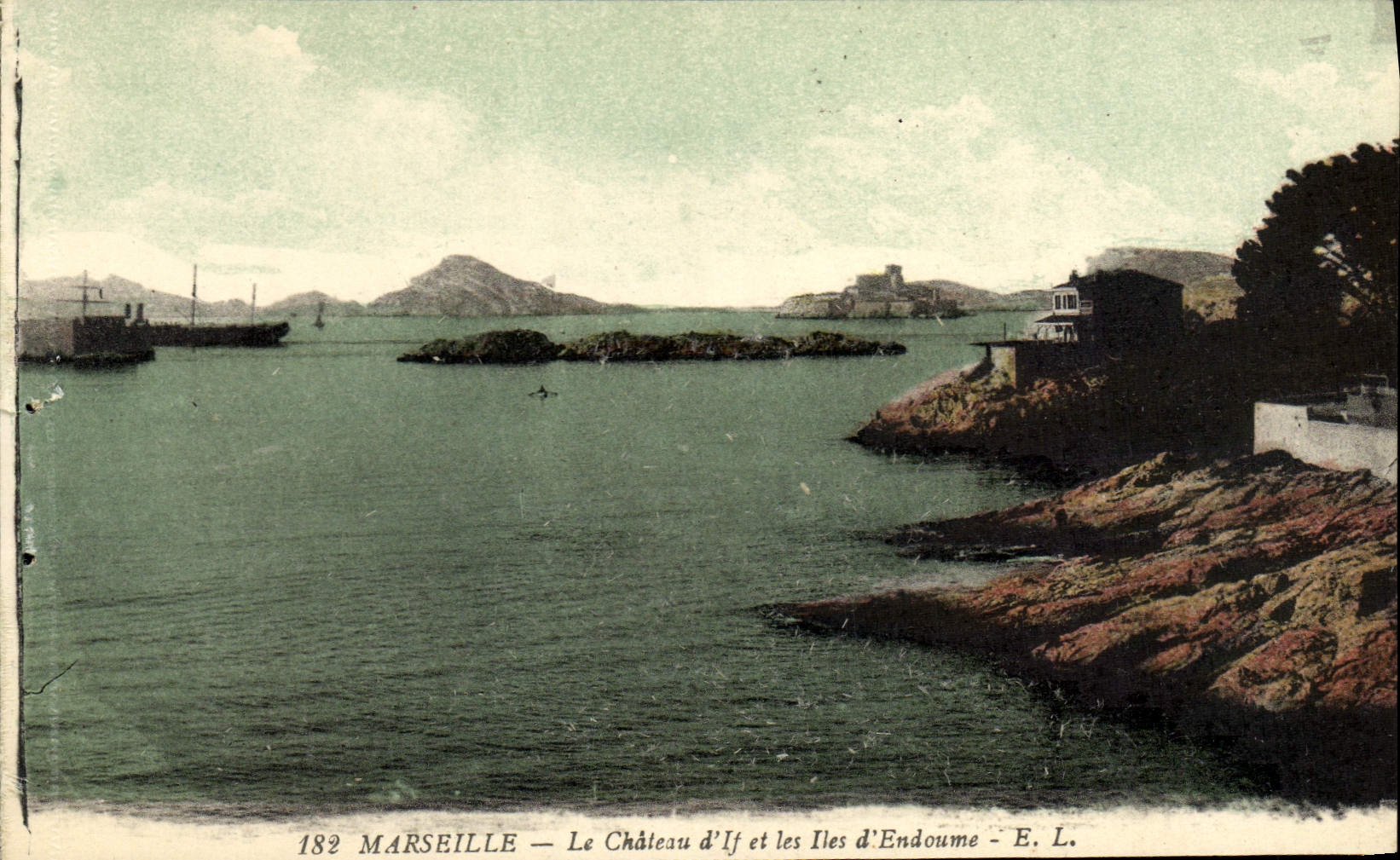 CPA Marseille Le Chateau d'If et les Iles d'Endoume