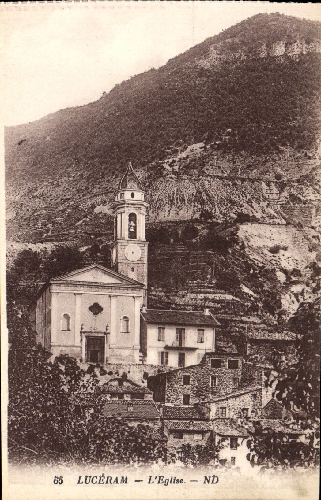 CPA Luceram L'Eglise