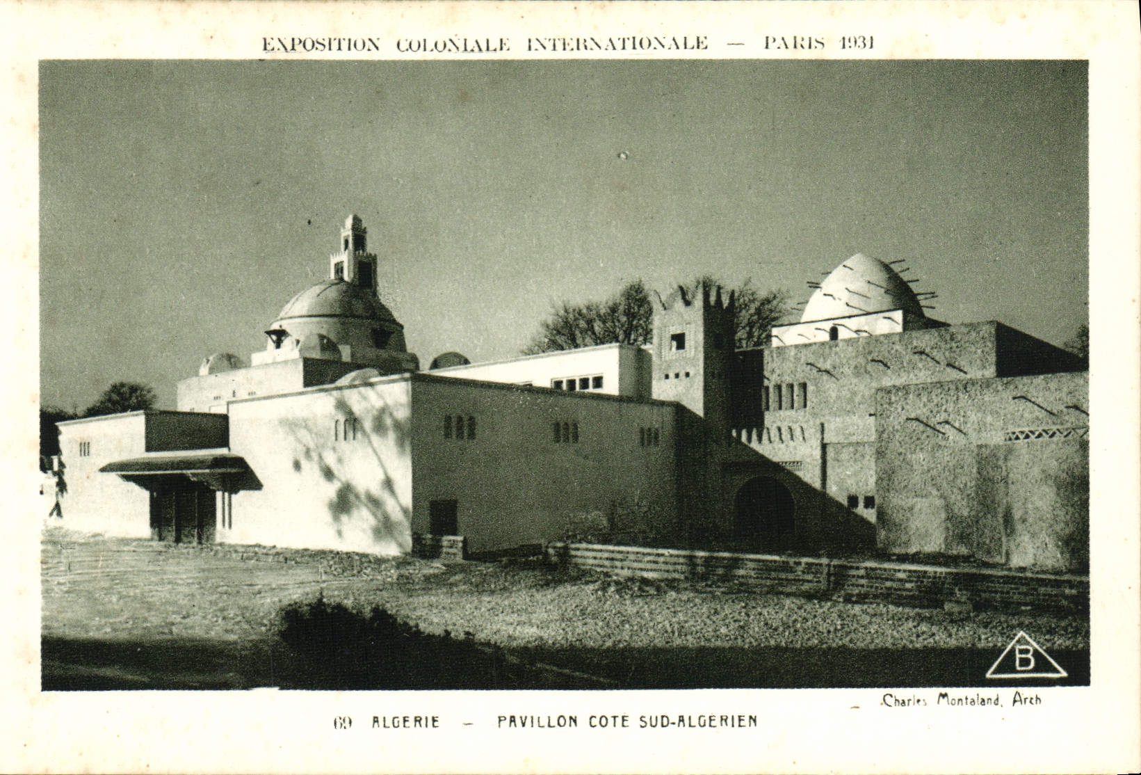CPA Exposition Coloniale Internationale Paris 1931 Algerie Pavillon Cote Sud Algerien