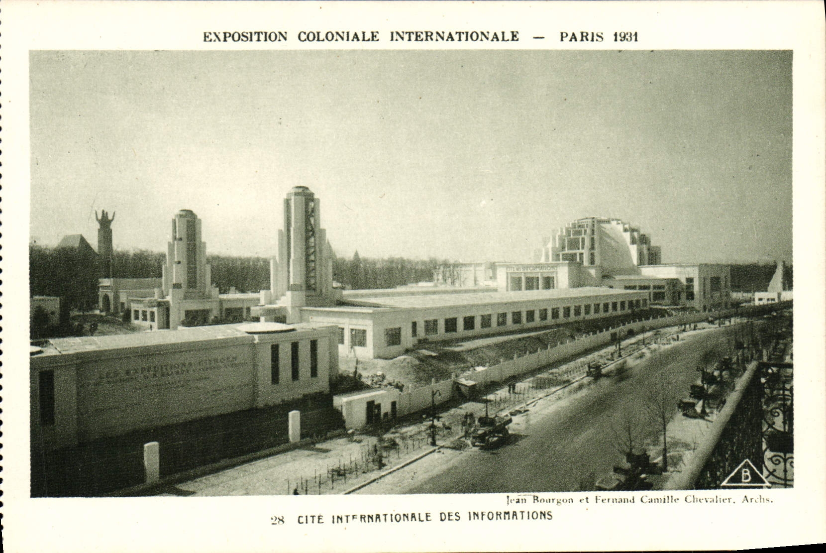CPA Exposition Coloniale Internationale Paris 1931 Cite internationale des informations