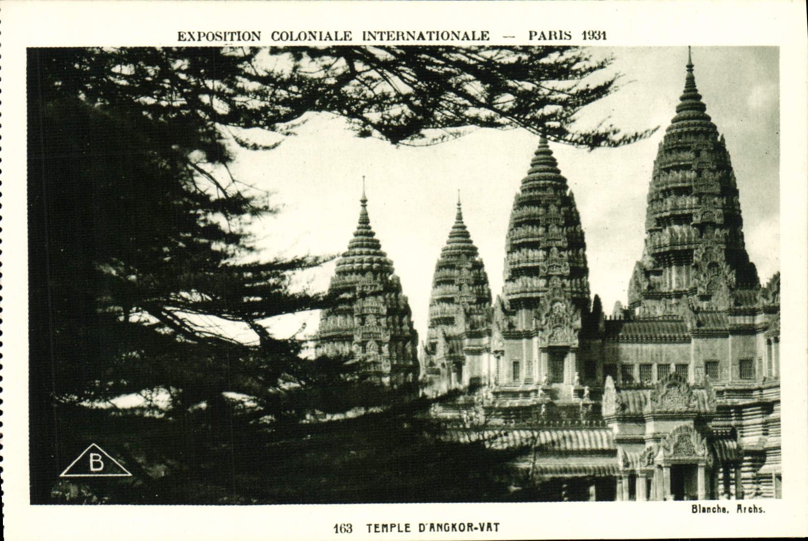 CPA Exposition Coloniale Internationale Paris 1931 Temple d'Angkor Vat
