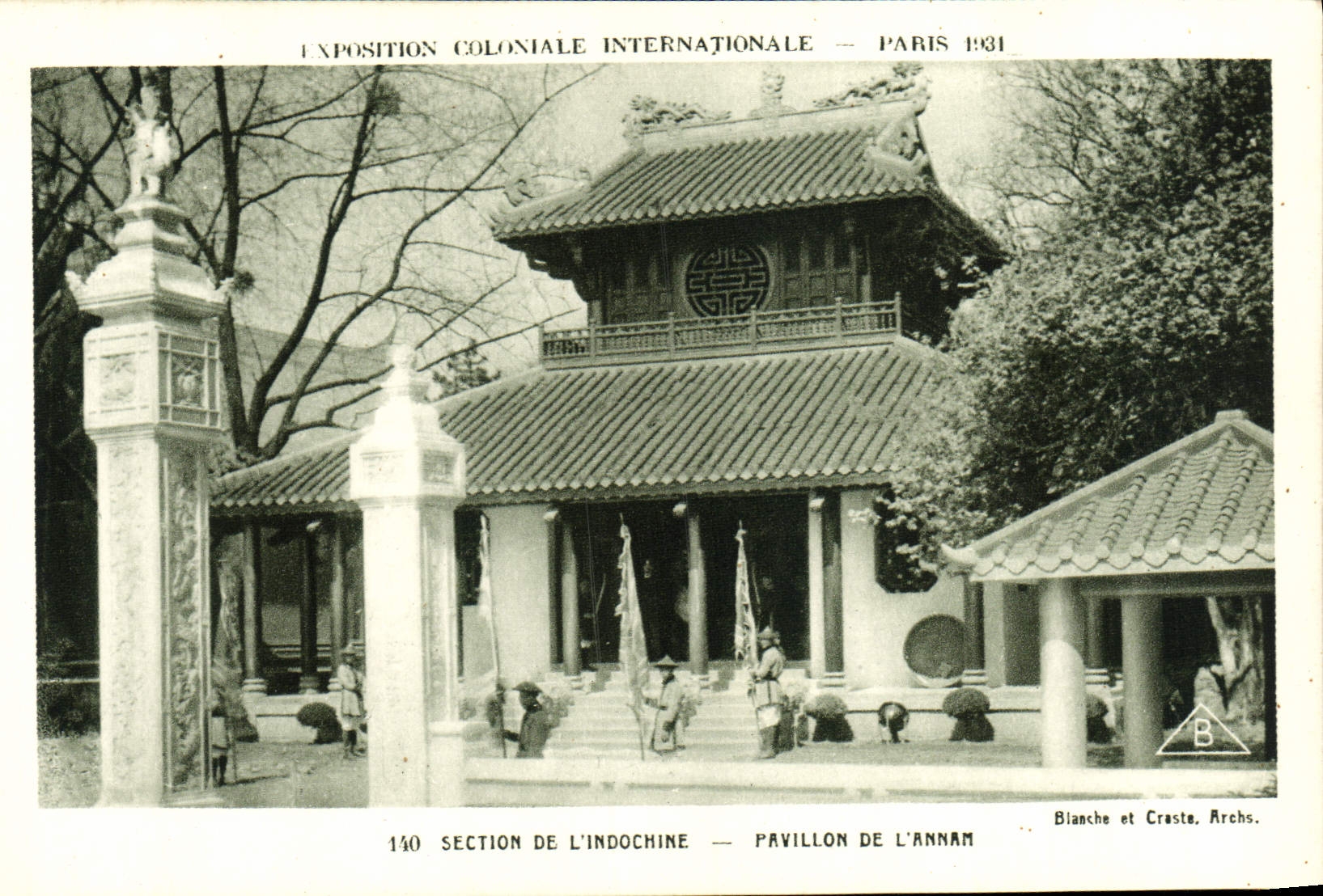 CPA Expostion Coloniale Internationale Paris 1931 Section de l'Indochine Pavillon de l'Annam