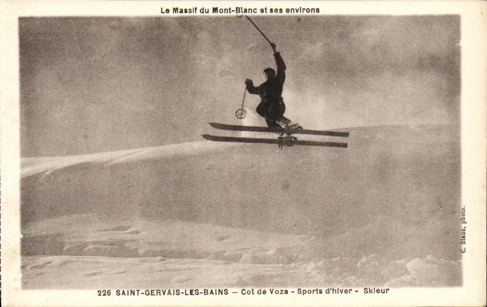 CPA Saint Gervais Les Bains Col de Voza Sports d'hiver Ski 