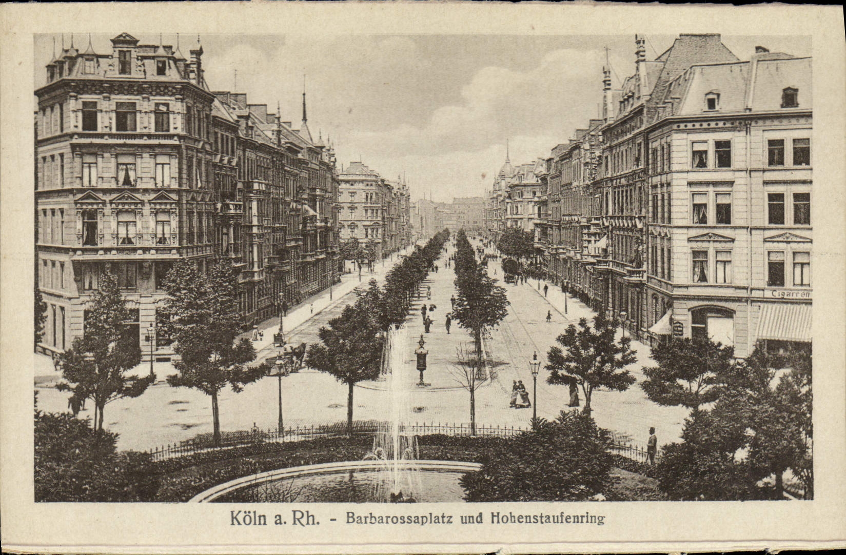 CPA Koln a Rh Barbarossaplatz Und Hobenstaufenring